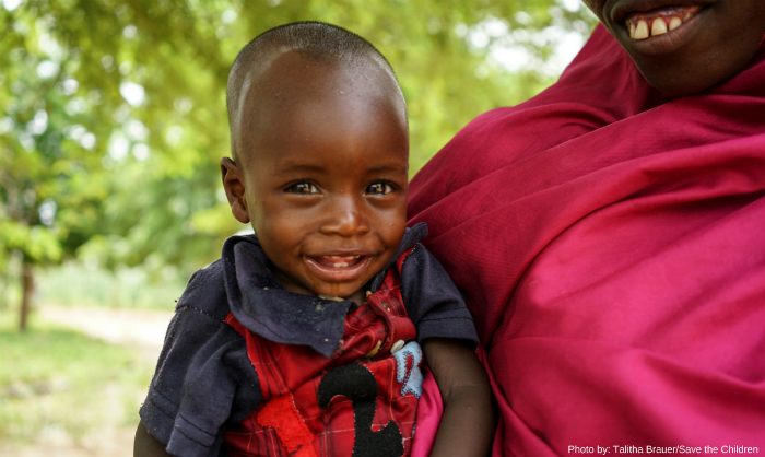 Oumar, 1, from Nigeria