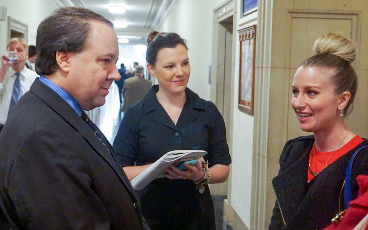 Advocate Crystal Lett meeting with Rep. Tiberi